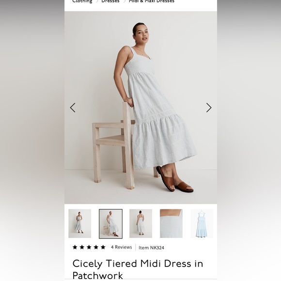 Brand New with tags Madewell Dress Size 2 - Picture 1 of 4